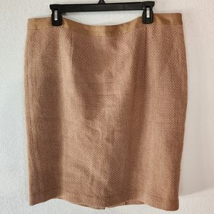 Boden wool boucle skirt